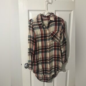 Dex Plaid Womens blouse